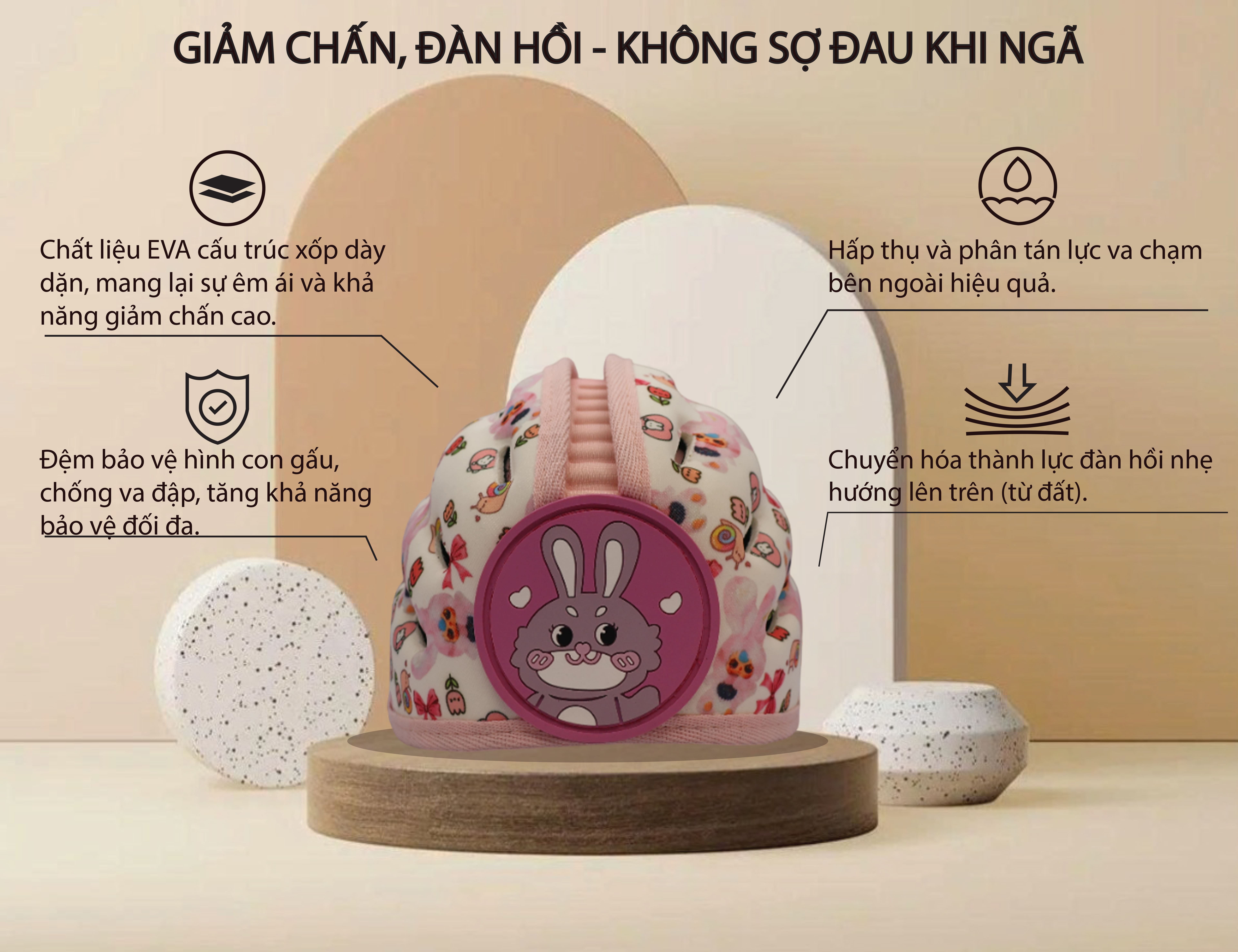 Mũ Thỏ hồng