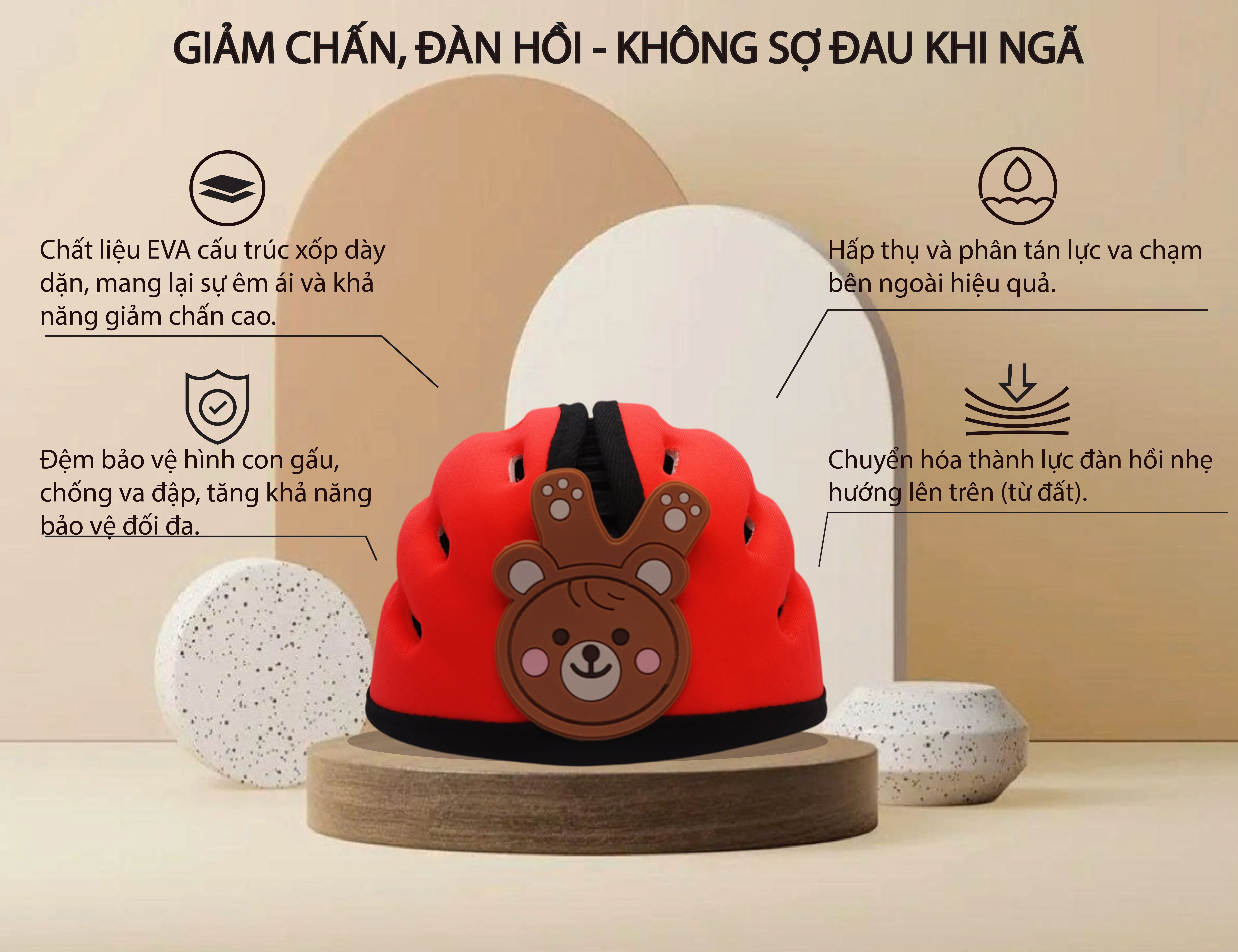 Mũ Thỏ Nâu