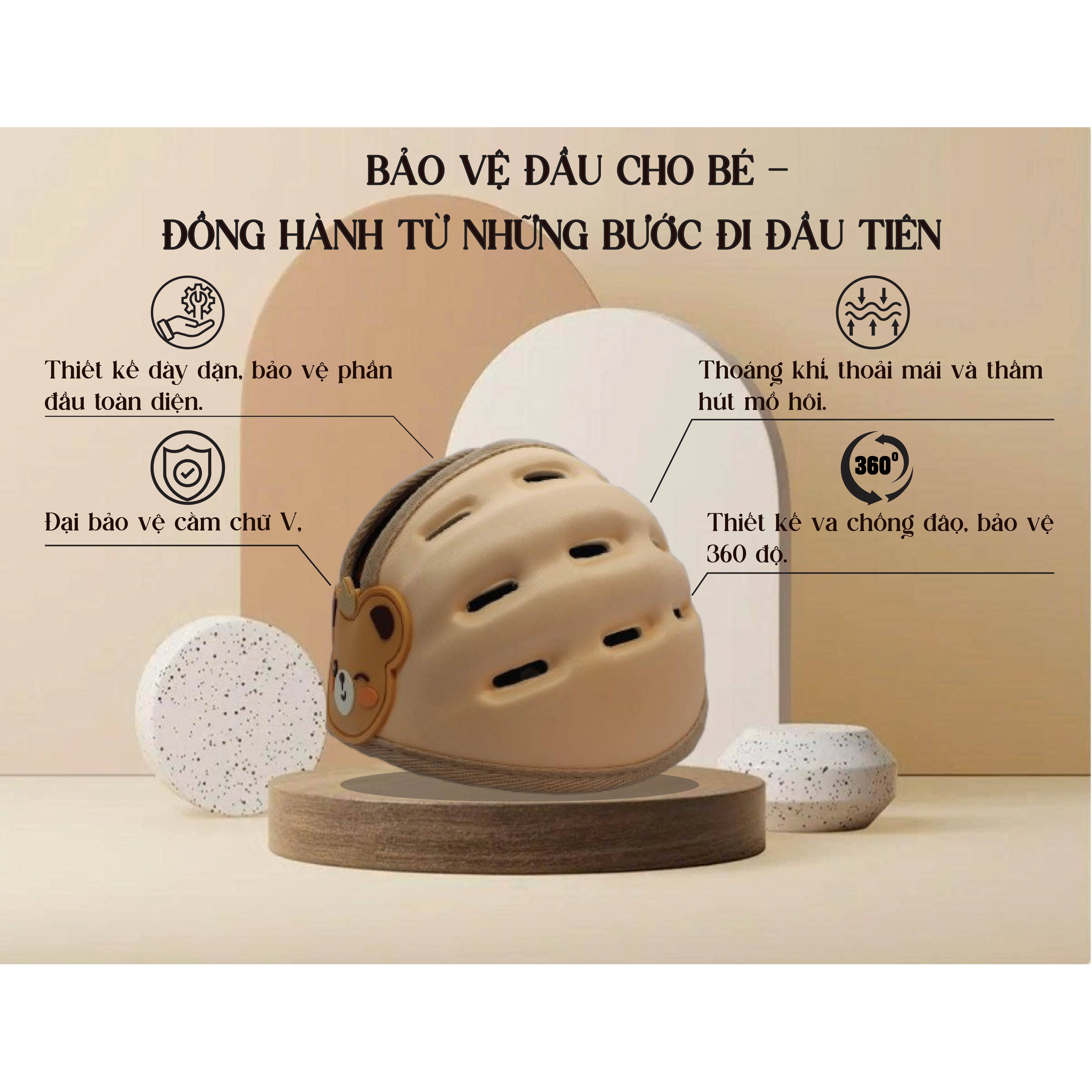 Mũ Gấu vàng 